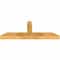 Ekena Millwork Portland Rough Sawn Timber Gable Bracket, Western Red Cedar, 48"W x 18"H x 4"D x 4"F, 9/12 Pitch GBW048X18X0404POR00RWR - alternate 4